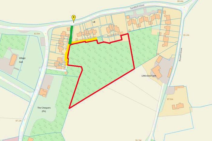 Land For Sale In Sandhill Close, Millbrook, Bedford, MK45
