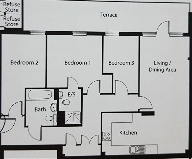 3 Bedroom Flat To Rent In Canterbury House, Honour Gardens, Dagenham, RM8