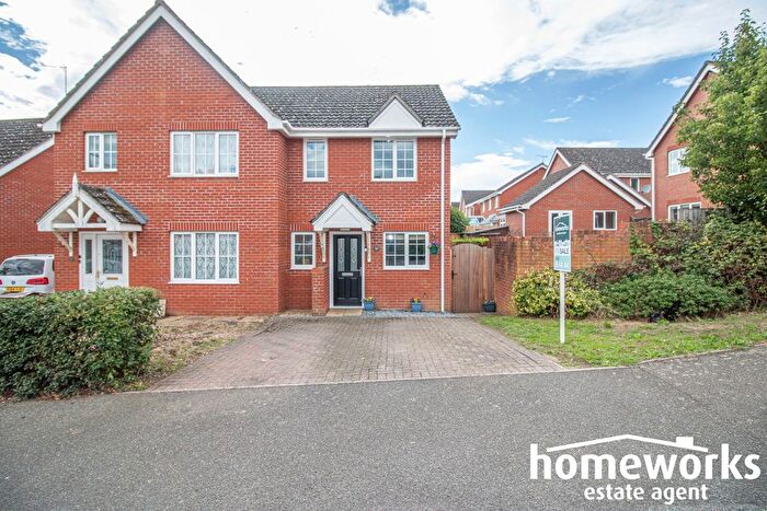 2 Bedroom Semi-Detached House For Sale In Wavell Road, Dereham, Norfolk, NR19