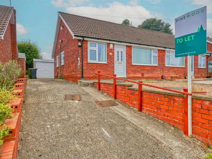 2 Bedroom Semi-Detached Bungalow To Rent In Howard Drive, Old Whittington, Chesterfield, Derbyshire, S41