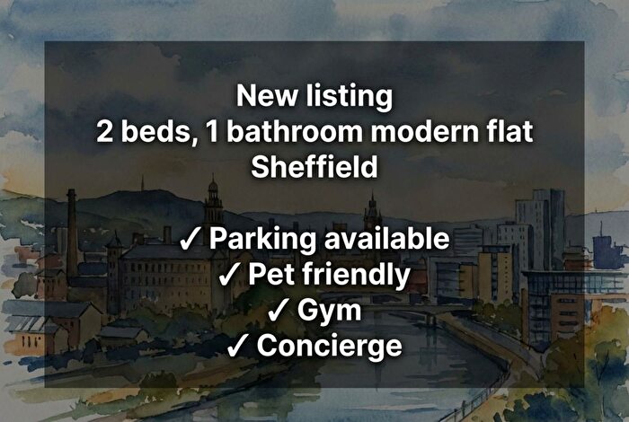 2 Bedroom Flat To Rent In Thomas Street, Sheffield, S3