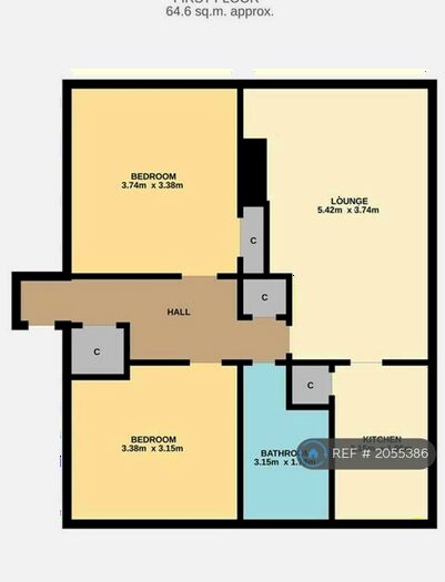 2 Bedroom Flat To Rent In Bank Mill Road, Dundee, DD1