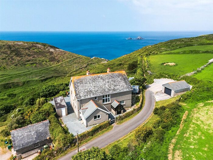 4 Bedroom Detached House For Sale In Bosorne, St. Just, Penzance, Cornwall, TR19