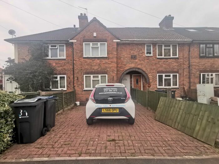 2 Bedroom Terraced House To Rent In Cowley Road, Tyseley, B11