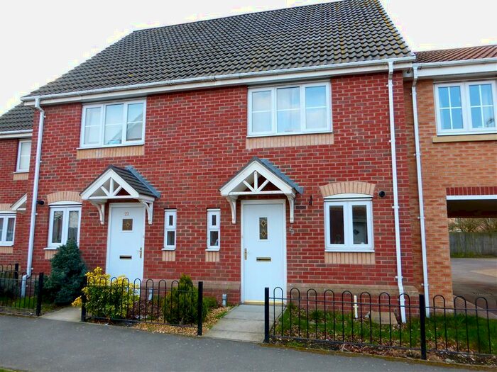 2 Bedroom Town House To Rent In Tiber Road, North Hykeham, Lincoln, LN6