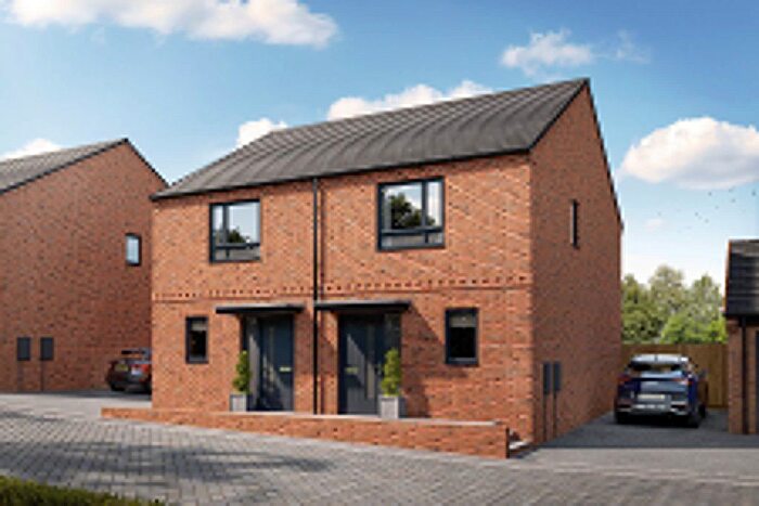 2 Bedroom Semi-detached House For Sale In "The Levenstead - Plot " At Station Road, Altofts, Normanton, WF6