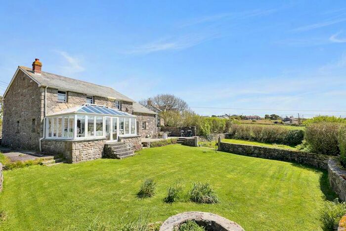 4 Bedroom Detached House For Sale In Halsetown, Nr St Ives, Cornwall, TR26