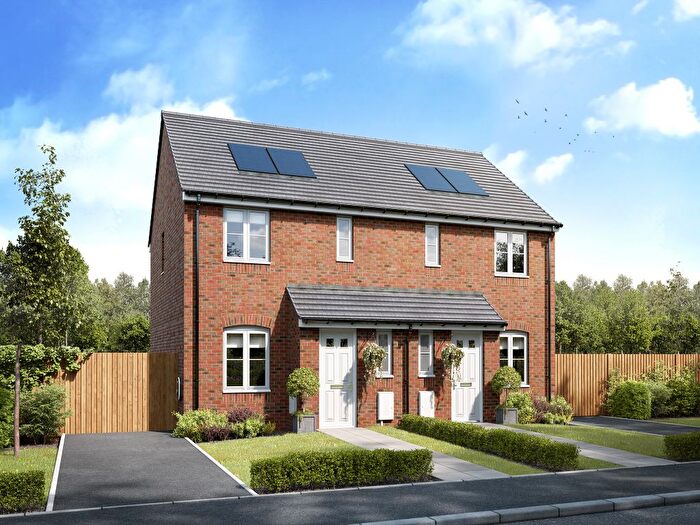 3 Bedroom Semi Detached House For Sale In "The Barton" At Compass Point, Market Harborough, LE16