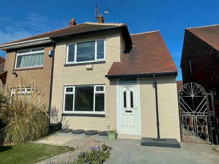 2 Bedroom Semi-Detached House To Rent In Salcombe Avenue, Jarrow, Tyne And Wear, NE32