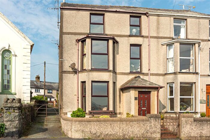 4 Bedroom Semi-Detached House For Sale In Wellington Terrace, Criccieth, Gwynedd, LL52