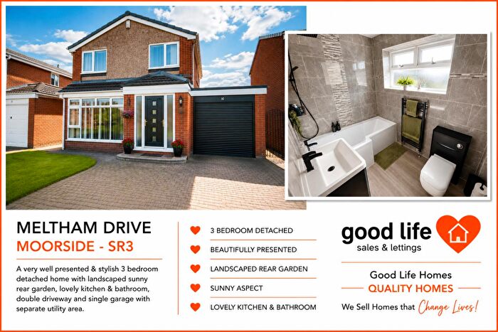 3 Bedroom Detached House For Sale In Meltham Drive, Moorside, Sunderland, SR3