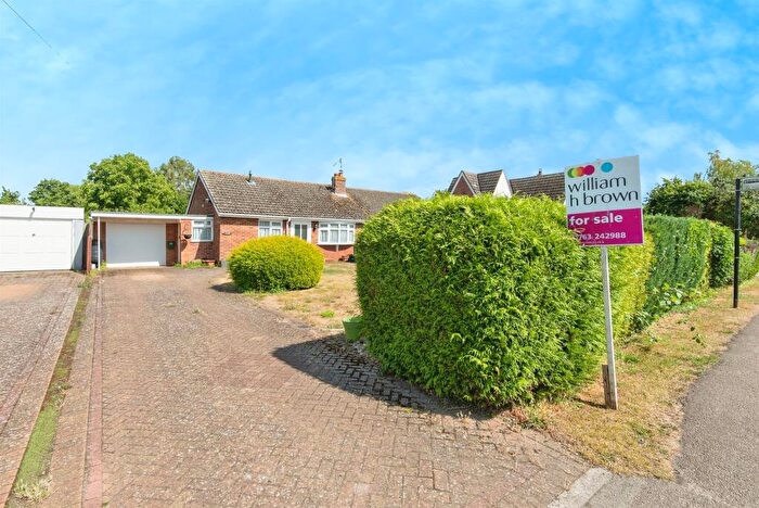 2 Bedroom Semi-Detached Bungalow For Sale In North End, Bassingbourn, Royston, SG8
