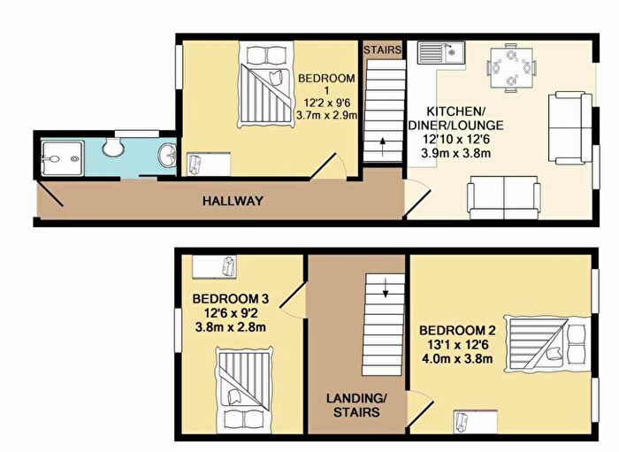 3 Bedroom Flat To Rent In Peveril Street, Nottingham, NG7