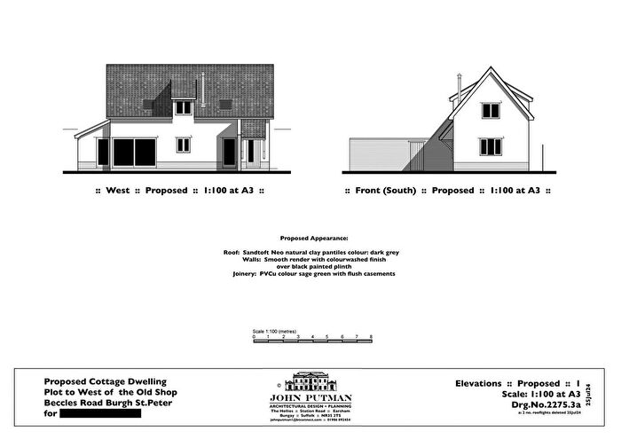 Land For Sale In Beccles Road, Burgh St. Peter, Beccles, Norfolk, NR34