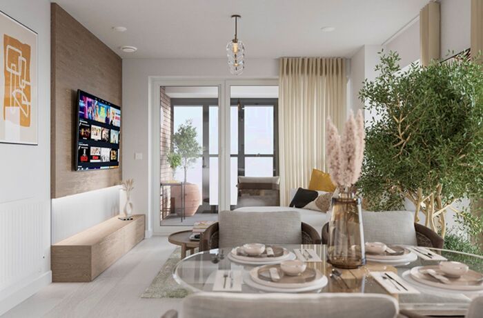 2 Bedroom Flat To Rent In Tabbard Apartments, Western Circus, Acton, London, W3