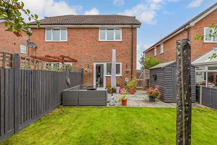 2 Bedroom Semi-detached House For Sale In Whitebeam Drive, Coxheath, Maidstone, Kent, ME17