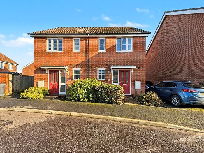 2 Bedroom Semi Detached House For Sale In Sassoon Crescent, Stowmarket, IP14