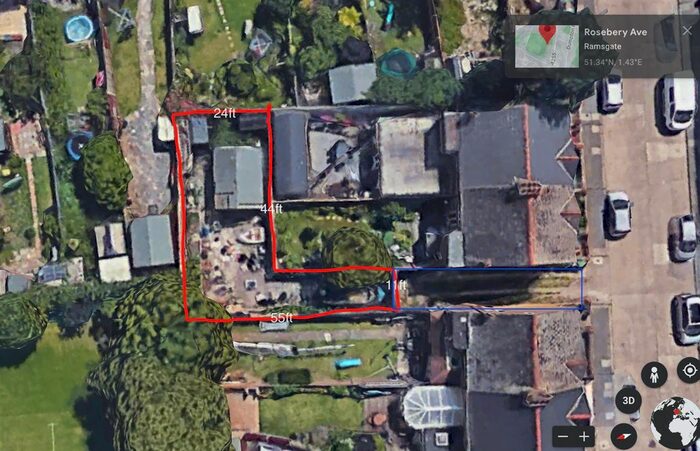 Land To Rent In Rosebery Avenue, Ramsgate, CT11