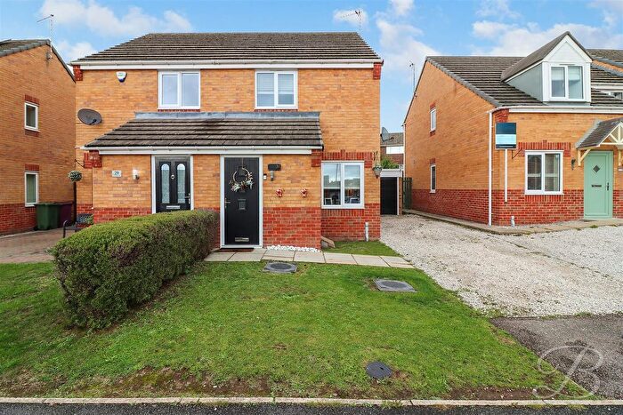 2 Bedroom Semi Detached House For Sale In Croft House Way, Bolsover, Chesterfield, S44