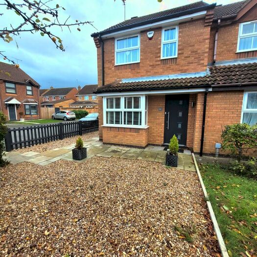 2 Bedroom Semi-Detached House To Rent In Deene Close, Market Harborough, Leicestershire, LE16