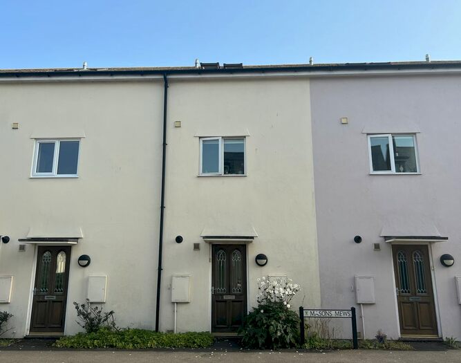 2 Bedroom Terraced House To Rent In Masons Mews New Road, Starcross, Exeter, Devon, EX6