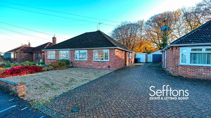 2 Bedroom Semi Detached Bungalow For Sale In Thornham Close, Norwich, Norfolk, NR7