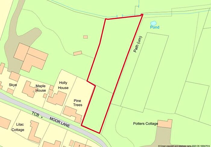Land For Sale In Land At Moor Lane, Syerston, Nottinghamshire, NG23