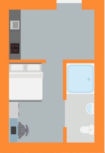 1 Bedroom Studio To Rent In 400 Gorgie Road, Edinburgh EH11