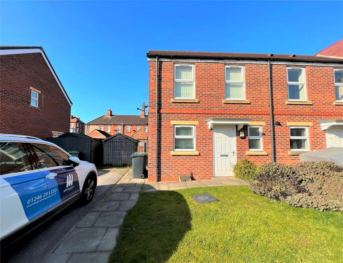 2 Bedroom Semi-Detached House To Rent In Church Drive, Shirebrook, Mansfield, Derbyshire, NG20