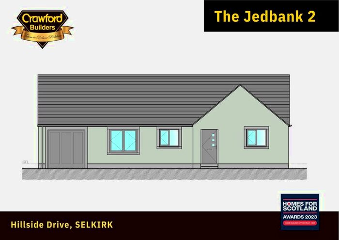 3 Bedroom Bungalow For Sale In The Jedbank, Hillside Terrace, Selkirk, TD7