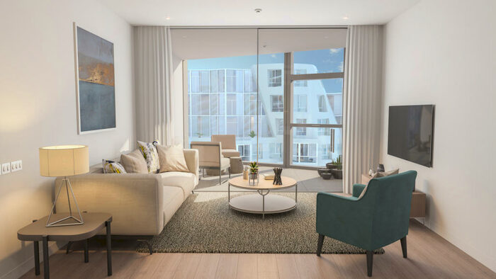 Studio To Rent In Battersea Roof Gardens, Electric Boulevard, London, SW11