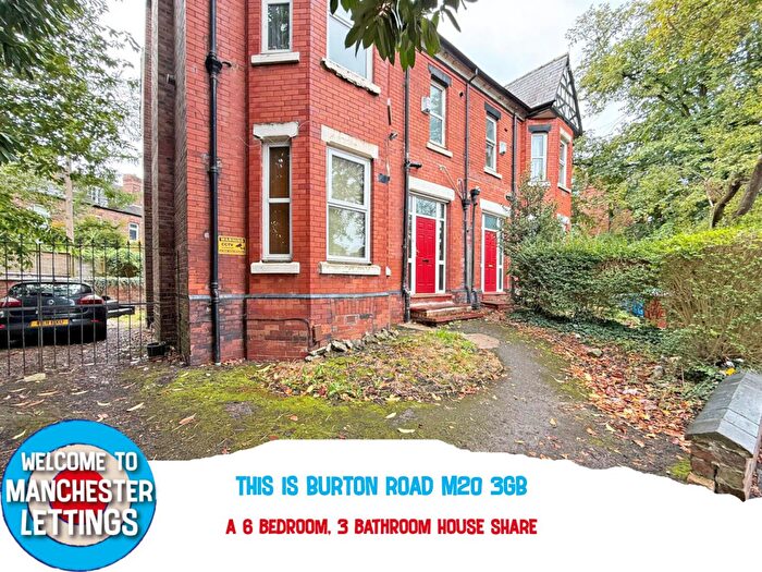 6 Bedroom House To Rent In Burton Road Manchester, M20