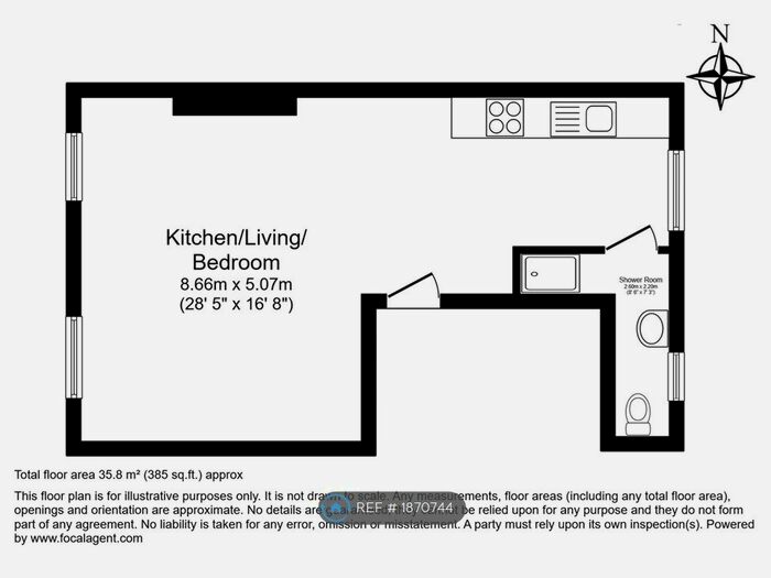 Studio To Rent In Kingsland Road, London, E2