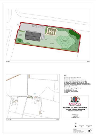 Plot For Sale In Building Plot Near North Kirk, Shapinsay, Orkney, KW17