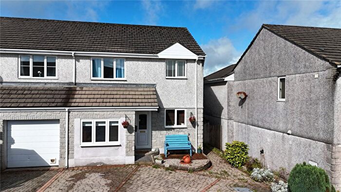 3 Bedroom Semi-Detached House For Sale In Penhale Meadow, St. Cleer, Liskeard, Cornwall, PL14
