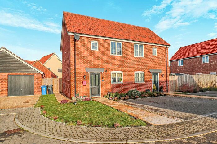 2 Bedroom Semi-Detached House For Sale In Pipistrelle Way, Capel St Mary, Ipswich, IP9