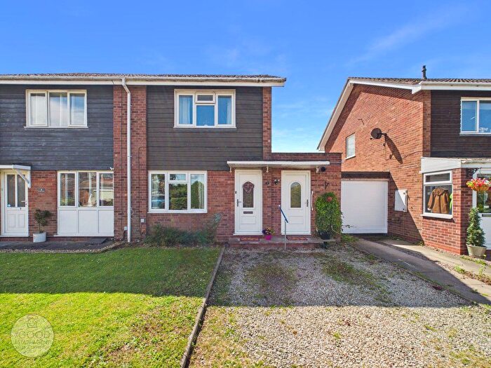 2 Bedroom Semi Detached House For Sale In Barneby Avenue, Bartestree, Hereford, HR1