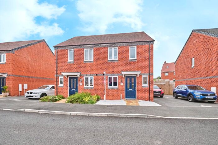 2 Bedroom Semi-Detached House For Sale In Bridgeman Way, Lichfield, Staffordshire, WS14