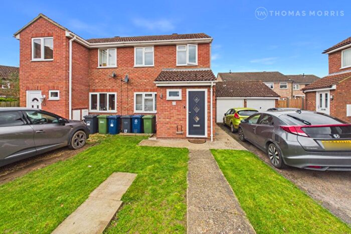 2 Bedroom Semi Detached House For Sale In Raleigh Close, Eaton Socon, St. Neots, Cambridgeshire, PE19