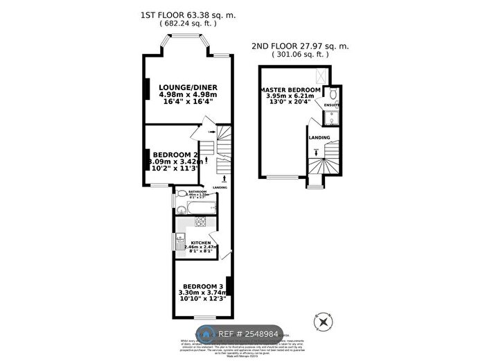 3 Bedroom Flat To Rent In Balmoral Road, London, NW2