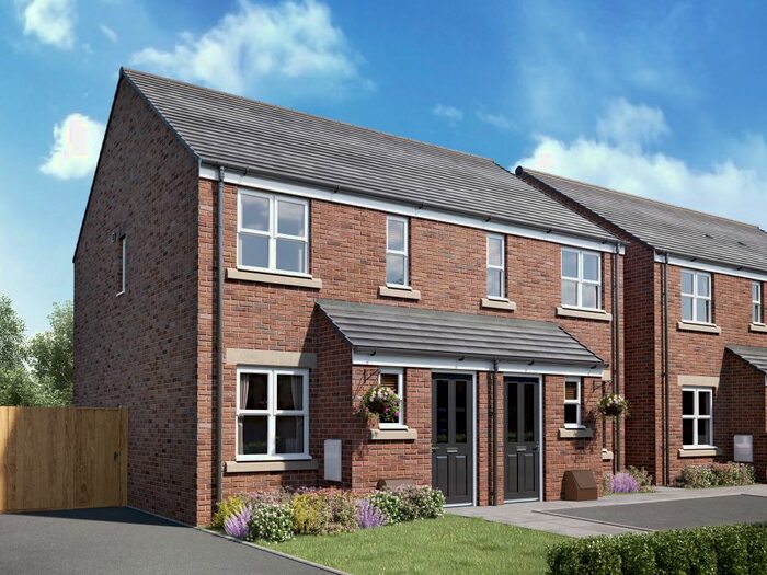 2 Bedroom Semi-detached House For Sale In "The Alnwick" At Carn Y Cefn, Ebbw Vale, NP23