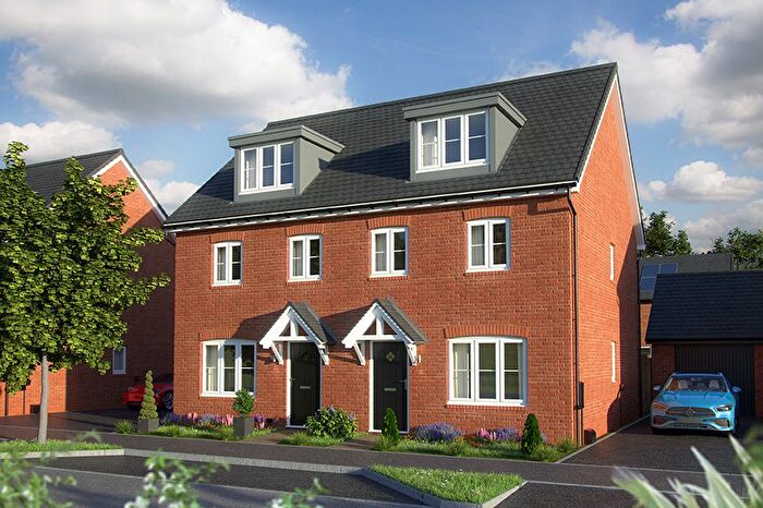 3 Bedroom Town House For Sale In "The Beech" At Habberley Road, Kidderminster, DY11