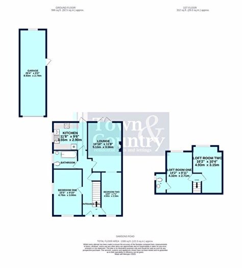 2 Bedroom Bungalow For Sale In Samsons Road, Brightlingsea, CO7