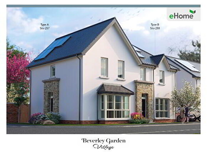 3 Bedroom Semi-Detached House For Sale In The Finlay (Type B), Beverley Garden Village, Newtownards, BT23