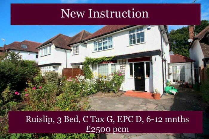 3 Bedroom Detached House To Rent In Sharps Lane, Ruislip, HA4