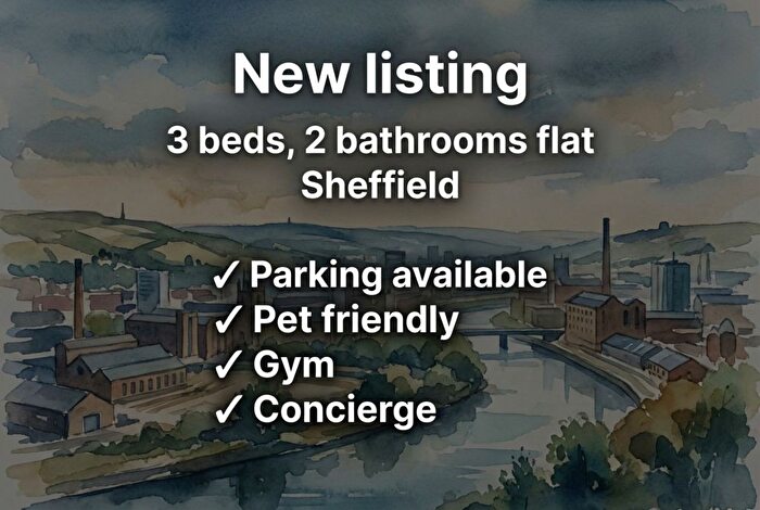 3 Bedroom Flat To Rent In Thomas Street, Sheffield, S3