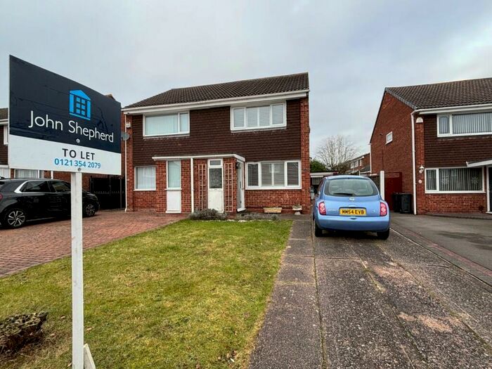 2 Bedroom Semi-Detached House To Rent In Dovebridge Close, Sutton Coldfield, West Midlands, B76