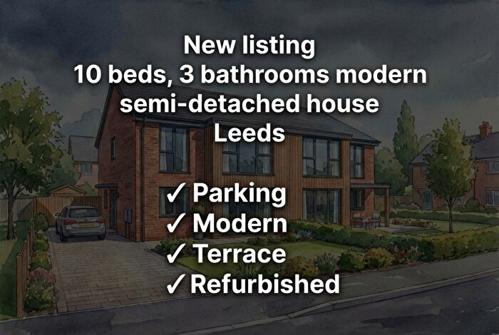 10 Bedroom Semi-Detached House To Rent In Kirkstall Lane, Headingley, Leeds, LS6