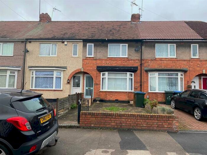 3 Bedroom Terraced House To Rent In Telfer Road, Coventry, CV6