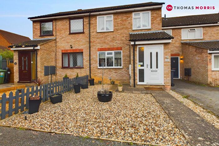 2 Bedroom Terraced House For Sale In Cunningham Way, Eaton Socon, St. Neots, Cambridgeshire, PE19